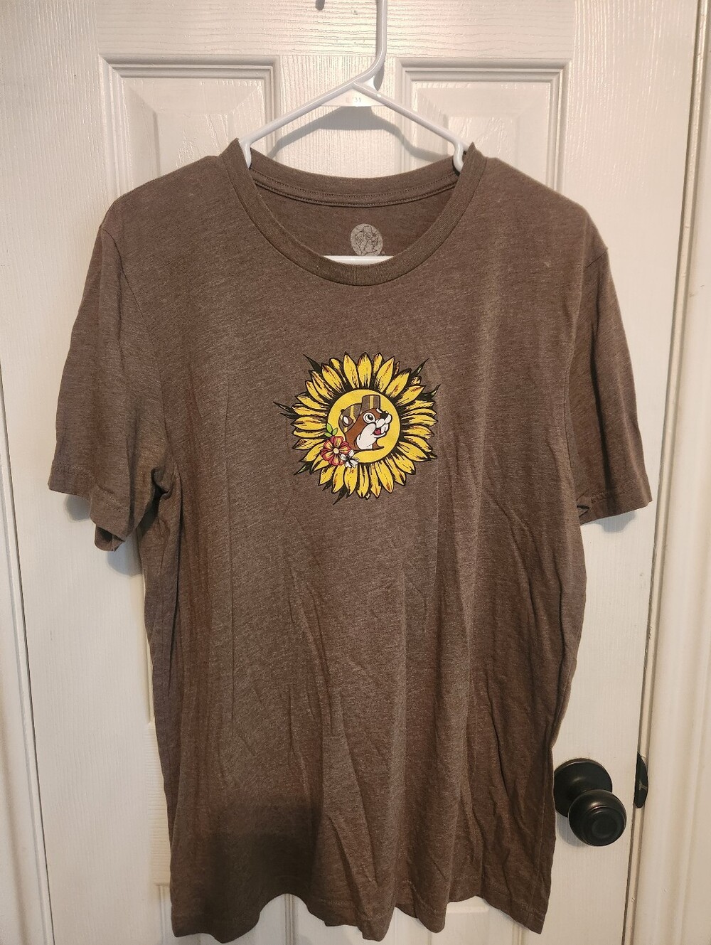 Buc-ee's Be Happy Shirt Adult Large Unisex Sunflower Summer